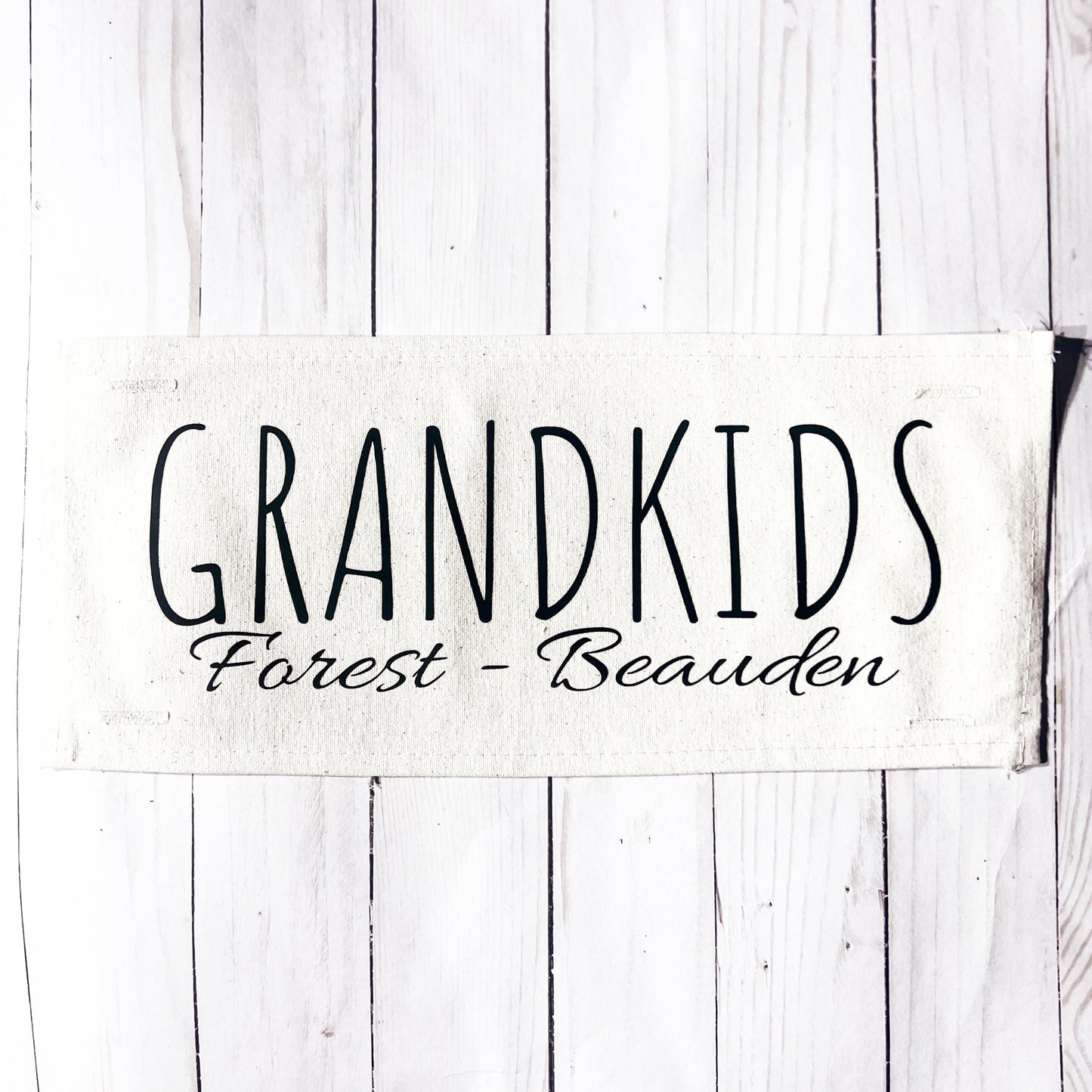 PANEL ONLY: RECTANGLE Custom Memory PANEL: Grandkids/Nana/Mimi/Aunt Name/Grandma Mother's Day Mom Gift, GRANDBLESSINGS PANEL