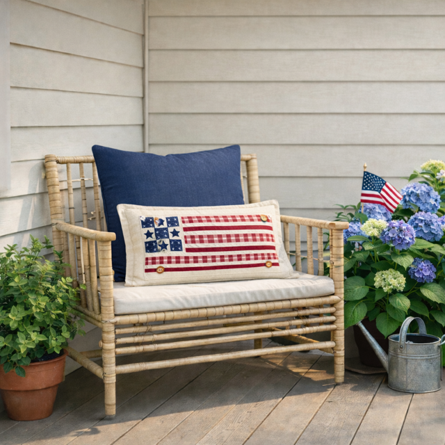 NEW! RECTANGLE SUMMER/FALL BUNDLE:  3 seasons + BURLAP pillow:  LIFE IS SWEET, BARN QUILT, NEW WELCOME