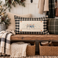NEW! PANEL ONLY: RECTANGLE Winter; Blue, Chilly, Cold, Snowflakes, Scarves; 3 SNOWMEN