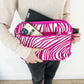 Gift for: Teen/College/Working Gal:  Pink Zebra Laptop bag purse