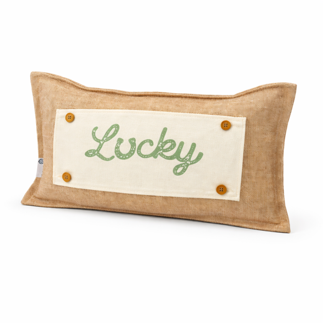 NEW! WINTER BUNDLE 26:  3 seasons +BURLAP pillow: LUCKY, XOXO, DEER