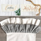 PARTY PACKAGE BUNDLE: Holiday Panel Thanksgiving November Fall Autumn, farmhouse charcoal runner: BRANCH GATHER TOGETHER / HARVEST WHEAT + CHARCOAL/CREAM TABLE RUNNER