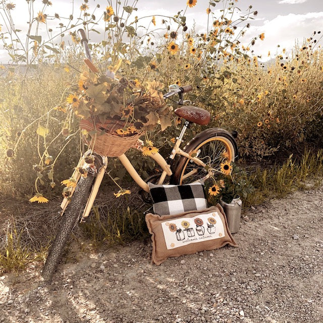 6 PANELS ONLY BUNDLE: RECTANGLE Fall SAVE BIG!: WHEAT,  FALL BIKE, VINTAGE PUMPKIN TRUCK, SUNFLOWER JAR, GATHER TOGETHER, TRACTOR