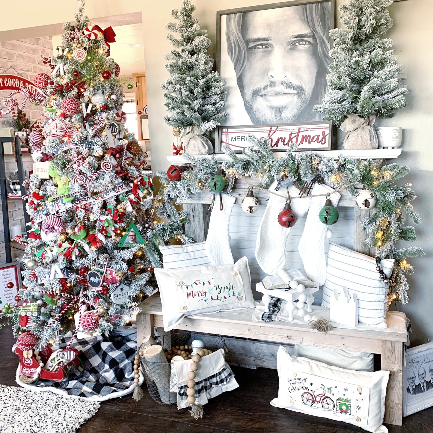 4 PANELS ONLY BUNDLE: RECTANGLE Christmas Music Bundle  SAVE!  SLEIGH RIDE,  JINGLE BELLS, CMAS BIKE, MERRY AND BRIGHT LIGHTS