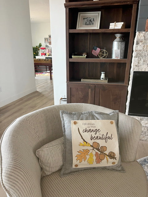 4 PANEL ONLY BUNDLE: SQUARE Softened Seasonal Bundle SAVE!!!: LET'S STAY HOME, PRESSED FLOWERS, TOMB, ACORN BRANCH