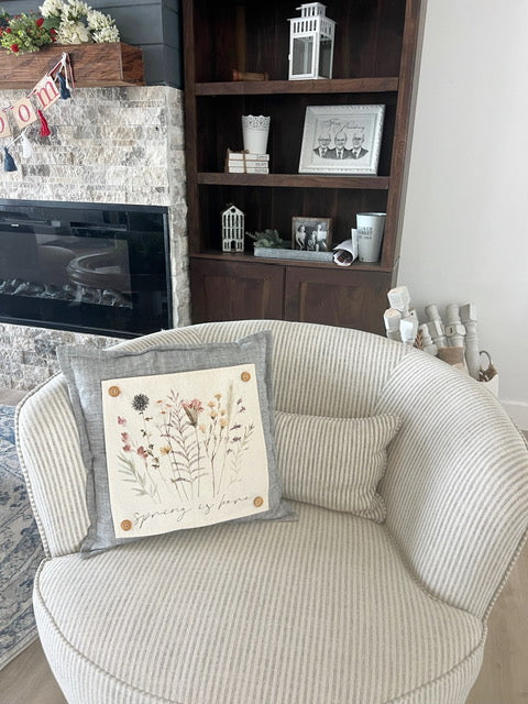 4 PANEL ONLY BUNDLE: SQUARE Softened Seasonal Bundle SAVE!!!: LET'S STAY HOME, PRESSED FLOWERS, TOMB, ACORN BRANCH