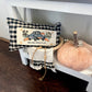 BUNDLE SET!  SAVE!  
NEW! Custom FALL Wedding Gift Bundle:  2 seasons + GINGHAM/BUFFALO CHECK pillow + custom last name panel: PUMPKIN TRUCK / UGLY SWEATER TREES /CUSTOM LAST NAME PANEL