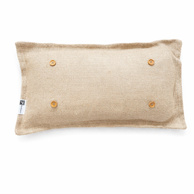 PILLOW ONLY (with fluffy insert): Country Idaho Potato Sack Burlap: BURLAP PILLOW (with insert)