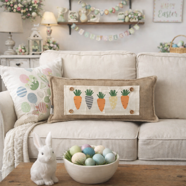 PILLOW ONLY (with fluffy insert): Country Idaho Potato Sack Burlap: BURLAP PILLOW (with insert)