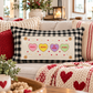 PANEL ONLY:  RECTANGLE Holiday Panel: Valentines, Winter, Love, Hugs, Kisses, Passion, Red, Wife Husband, Boyfriend, Girlfriend, Spouse, Kids, Vintage, Farmhouse, Heart; CONVERSATION HEARTS