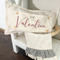 NEW! CUSTOM WINTER WEDDING BUNDLE 26:  3 seasons + CHARCOAL/GALVINIZED STRIPES pillow + custom last name panel & FLORAL BUNNIES / BE MY VALENTINE / DEER / CUSTOM LAST NAME PANEL