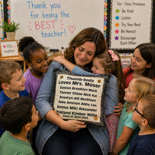 SQUARE PANEL ONLY: Custom Memory Panel: Teacher Appreciation, SQUARE CUSTOM PANEL