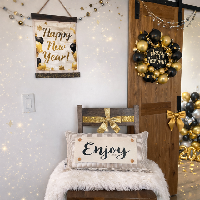 PILLOW ONLY (with fluffy insert): Farmhouse Gray/White Ticking Stripes: GRAY/WHITE STRIPES TICKING  PILLOW (with insert)