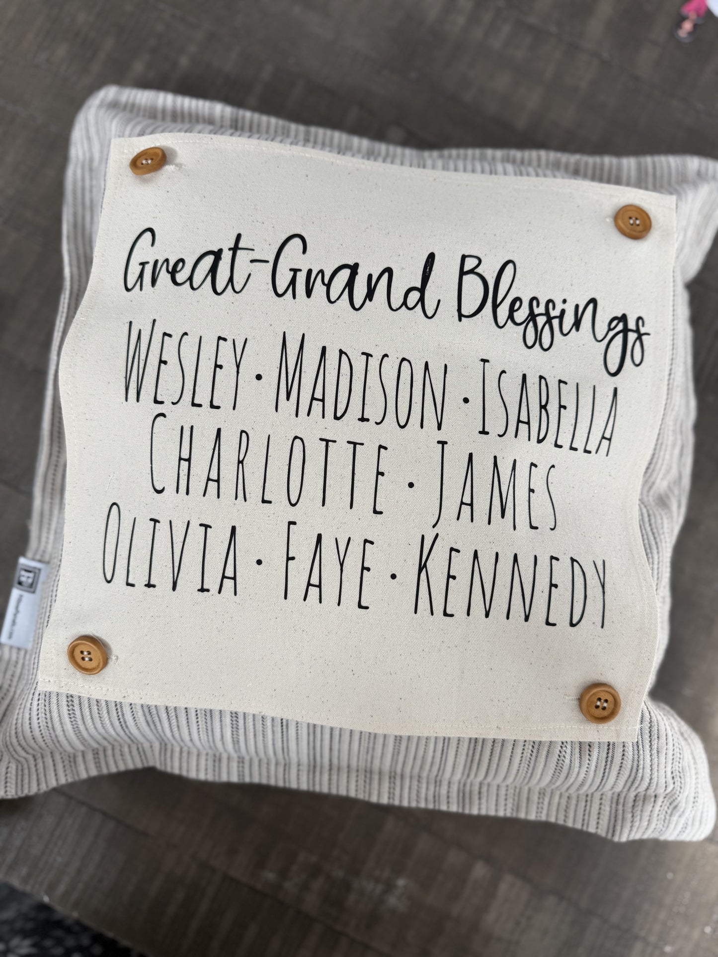 PANEL ONLY: 
SQUARE Custom Memory Panel: Graduation, Love Thought Favorite Scripture GrandBlessing Family Name Monogram  SQUARE CUSTOM PANEL