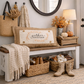 PANEL ONLY: RECTANGLE Fall Autumn, Host, Thanksgiving, Gratitude, Family, Friends, House Warming; GATHER TOGETHER