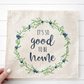 MISFIT PANEL ONLY: SQUARE Entry, Garden, Between Holidays, House Warming, Host, Mother's Day Neutral;  HOME WREATH