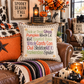 GLITTER PANEL ONLY: SQUARE Fall, Autumn, ghost, bat, black cat, GLITTER HALLOWEEN SUBWAY ART