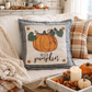 PANEL ONLY: SQUARE Fall Patch Autumn Thanksgiving Vine HELLO PUMPKIN