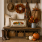 PANEL ONLY:  Fall leaves Football season pumpkin patch sunflower Autumn Sports / Superbowl Panel HUDDLE WEATHER ￼