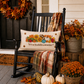 PANEL ONLY:  Fall leaves Football season pumpkin patch sunflower Autumn Sports / Superbowl Panel HUDDLE WEATHER ￼