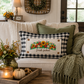 NEW!  PANEL ONLY:  Fall leaves floral sunflower Autumn FRESH PICKED FLOWERS