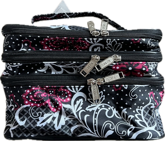 Gift for: ALL THE GALS!   Paisley Pop-up Cosmetic Compartment Make-Up Bag Purse