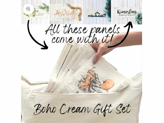 GIFT GUIDE:  GIFT SET for Couples/NewlyWeds/Weddings:  PERSONALIZED PANEL, BOHO PILLOW, LEMON PANEL, WHEAT FIELD, NATIVITY