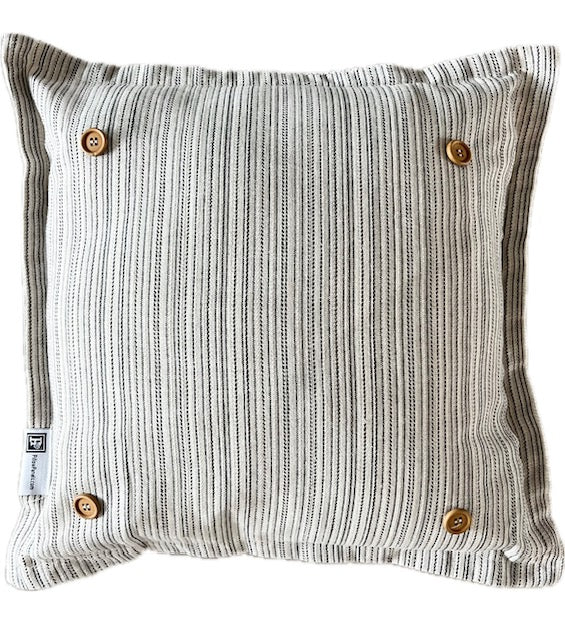 2 PILLOWS 2 PANELS BUNDLE: Fall Pillows & Panels Bundle. SQUARE TICKING STRIPED PILLOW, ACORN BRANCH, SUNFLOWERS, BURLAP PILLOW