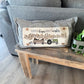 BUNDLE SET!  SAVE! Custom FALL Wedding Gift Bundle:  3 seasons + CHARCOAL/GALVINIZED STRIPES pillow + custom last name panel & TRACTOR / SLEIGH RIDES / CUSTOM LAST NAME PANEL