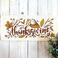 Holiday Panel:  Autumn Fall Leaf Leaves November Thanksgiving Day Dessert; PUMPKIN PIE