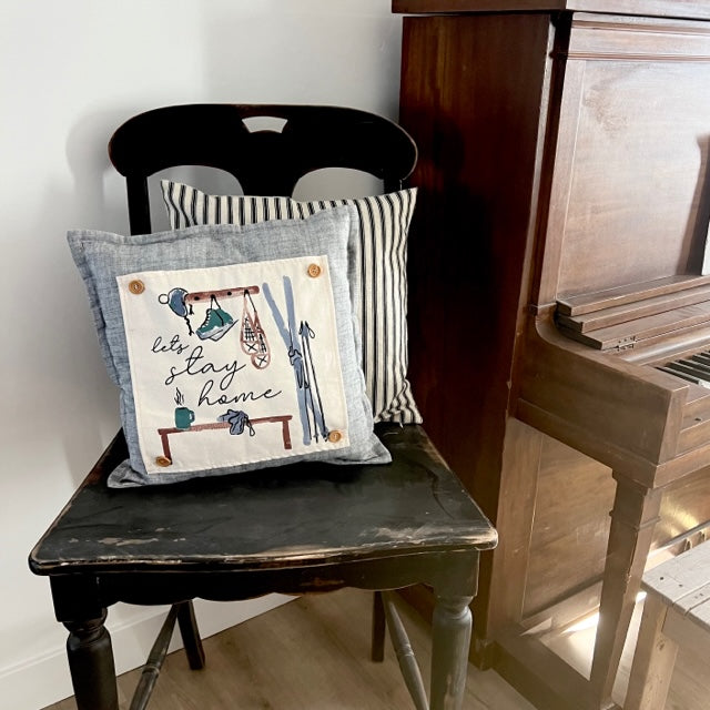 4 PANEL ONLY BUNDLE: SQUARE Softened Seasonal Bundle SAVE!!!: LET'S STAY HOME, PRESSED FLOWERS, TOMB, ACORN BRANCH