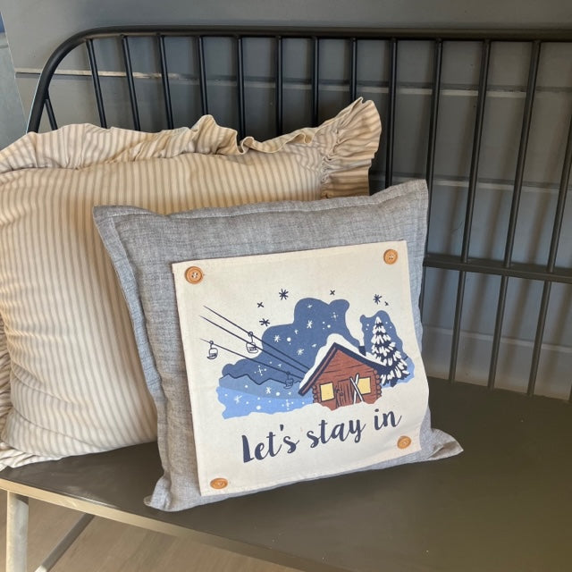 NEW! CUSTOM WINTER WEDDING BUNDLE:  3 seasons + SQUARE CHARCOAL pillow + custom last name panel LODGE, HEARTS, SPRING BOOT, CUSTOM LAST NAME PANEL