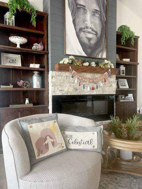 4 PANEL ONLY BUNDLE: SQUARE Softened Seasonal Bundle SAVE!!!: LET'S STAY HOME, PRESSED FLOWERS, TOMB, ACORN BRANCH