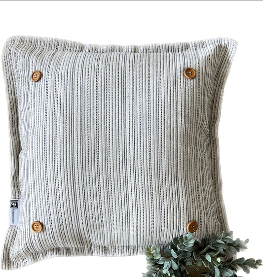 SQUARE Ticking Stripes Pillow Only (includes insert)