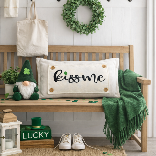 PILLOW ONLY (with fluffy insert): Natural Boho Cream: BOHO PILLOW (with insert)