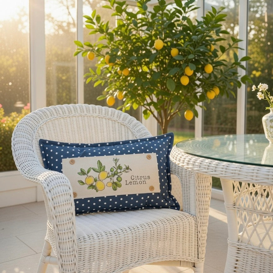NEW! RECTANGLE SUMMER/FALL BUNDLE:  3 seasons + BOHO pillow:  PEONIES, CITRUS LEMON, OLD WELCOME
