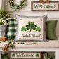 PANEL ONLY: SQUARE, Irish Kisses & Shamrock Wishes; Spring St. Patrick's Day, LUCKY AND BLESSED