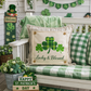 PANEL ONLY: SQUARE, Irish Kisses & Shamrock Wishes; Spring St. Patrick's Day, LUCKY AND BLESSED