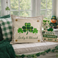 PANEL ONLY: SQUARE, Irish Kisses & Shamrock Wishes; Spring St. Patrick's Day, LUCKY AND BLESSED