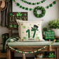 GLITTER PANEL ONLY: SQUARE, Irish Kisses & Shamrock Wishes; Spring St. Patrick's Day, MARCH 17TH