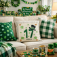 GLITTER PANEL ONLY: SQUARE, Irish Kisses & Shamrock Wishes; Spring St. Patrick's Day, MARCH 17TH