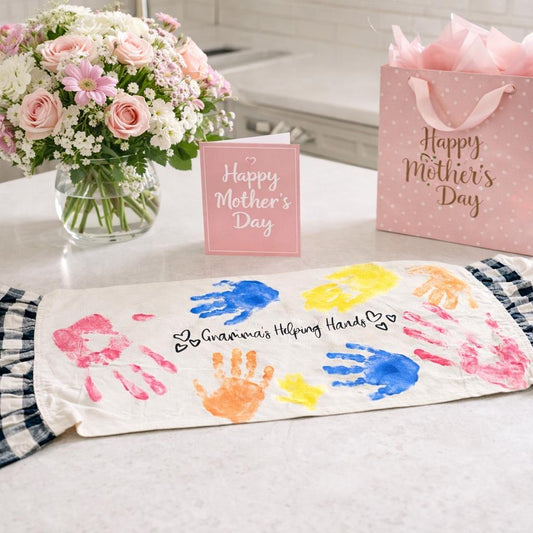 CUSTOM TABLE RUNNER: CHARCOAL/CREAM STRIPES RUNNER