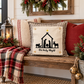 PANEL ONLY: SQUARE Christmas Christ Mary Joseph Stable Star: NATIVITY OH HOLY NIGHT SQUARE