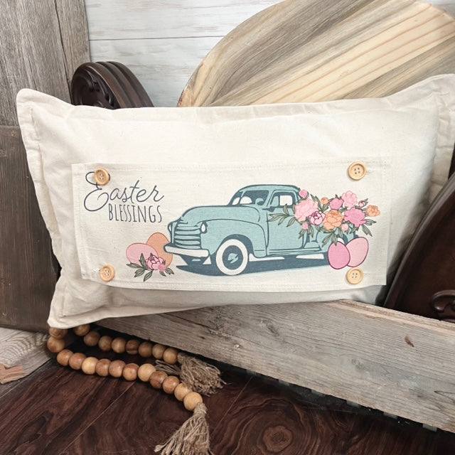 4 PANEL ONLY BUNDLE: RECTANGLE Easter Bundle Panels PASTEL EGGS / EASTER TRUCK / CARROTS / FLORAL BUNNIES