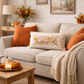 PANEL ONLY: RECTANGLE Autumn Fall Leaf Leaves November Thanksgiving Day Dessert; PUMPKIN PIE
