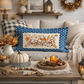 PANEL ONLY: RECTANGLE Autumn Fall Leaf Leaves November Thanksgiving Day Dessert; PUMPKIN PIE
