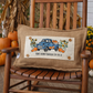 NEW! RECTANGLE GLITTER SPRING/SUMMER/FALL BUNDLE:  3 seasons + GRAY/WHITE TICKING STRIPE REC. pillow: GLITTER MOTHER'S MAKE THE WORLD GO 'ROUND, BARN QUILT, PUMPKIN TRUCK
