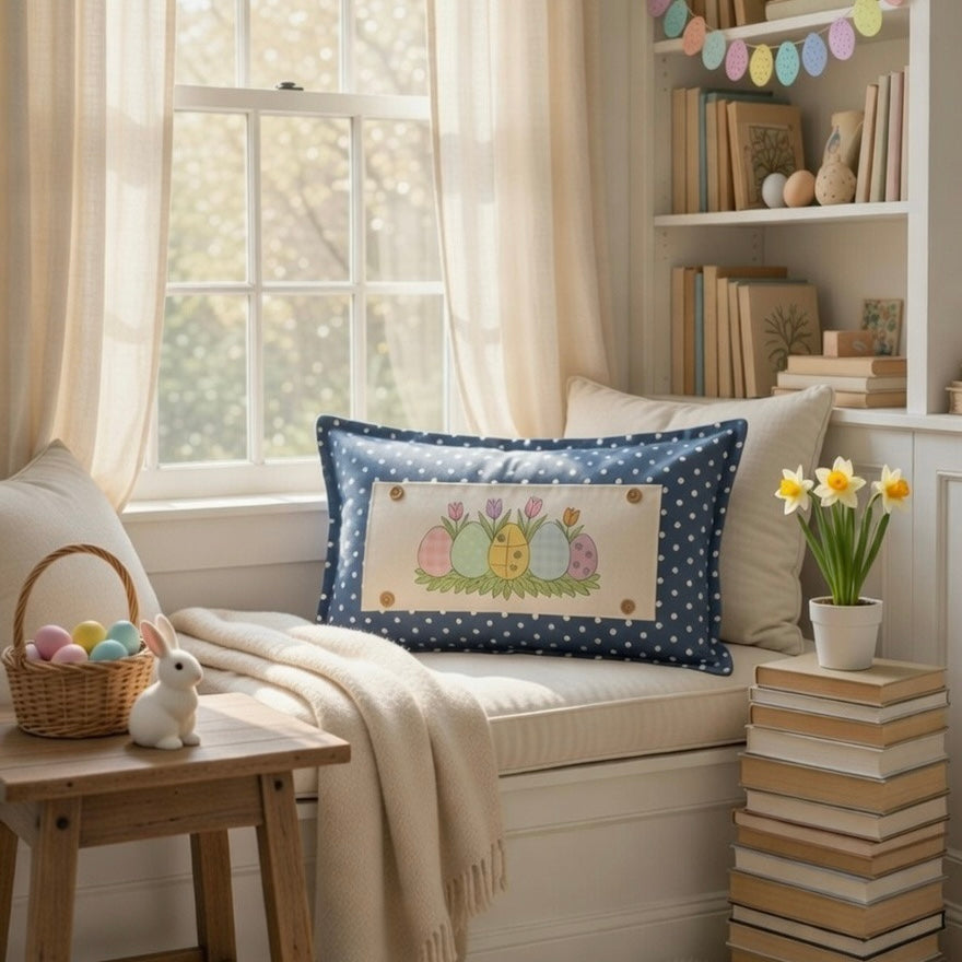 4 PANEL ONLY BUNDLE: RECTANGLE Easter Bundle Panels HE IS RISEN / QUILTED EGGS / CHICKS / CARROTS