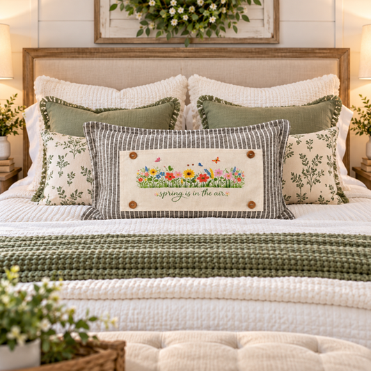 PANEL ONLY: RECTANGLE Spring, Summer, Floral, Garden Lover, Plants, Flowers; SPRING IS IN THE AIR