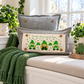 PANEL ONLY: RECTANGLE Holiday Spring, St. Patrick's Day, March 17th Leprechaun, Horse Shoe, Green, Irish, ST. PATTY'S GNOMES
